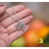 Кулон "Счастливая снежинка"